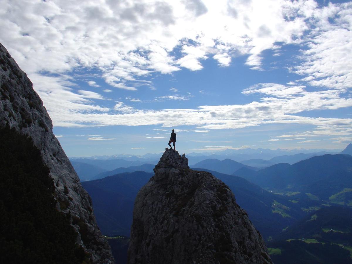 Kachelofenwohnung Poelzleitner Annaberg im Lammertal Exterior foto
